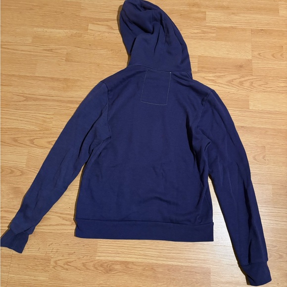 Aviator Nation Purple Hoodie with Multicolor Logo - Picture 3 of 3